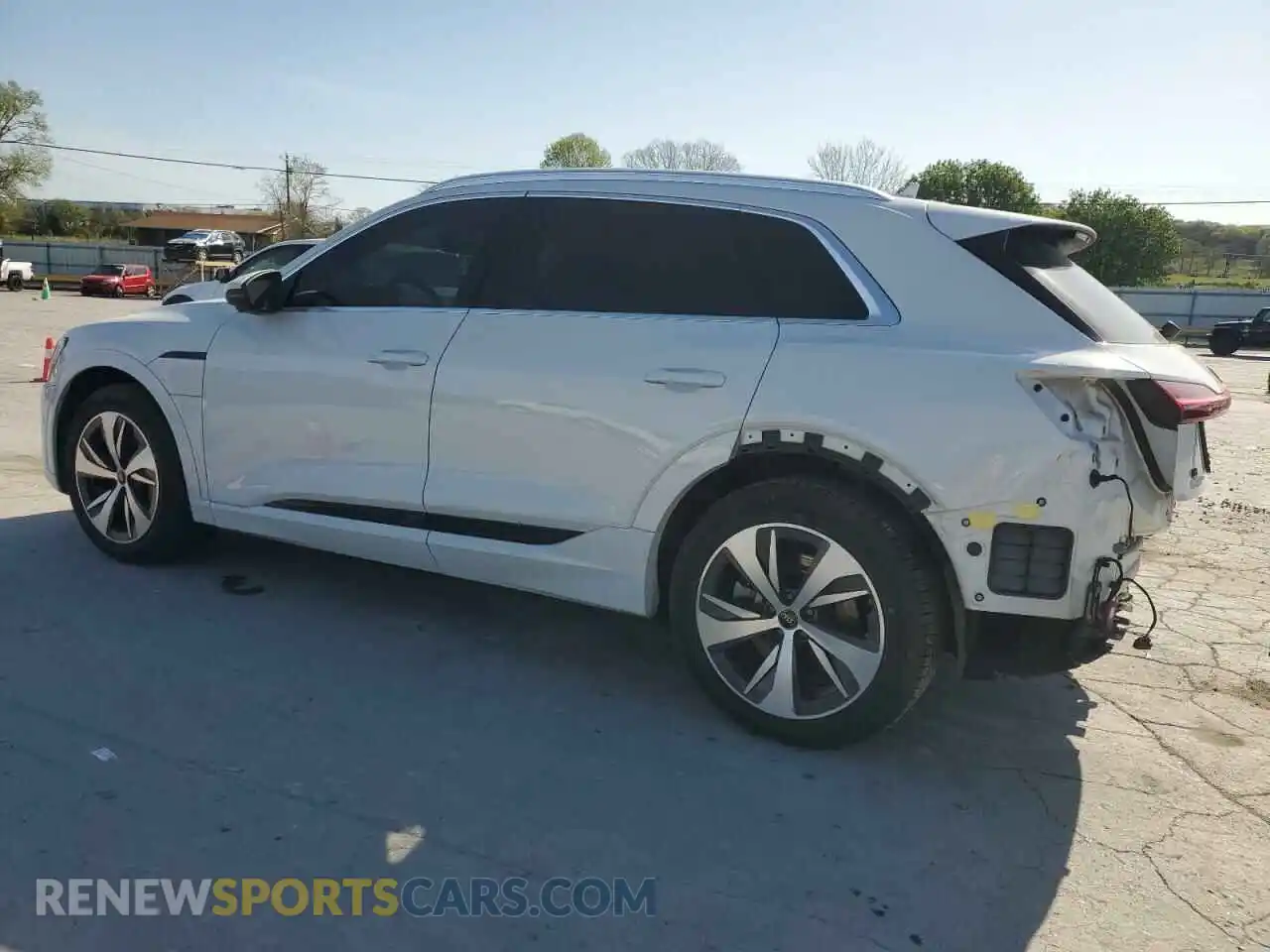 2 Photograph of a damaged car WA15AAGE7RB025662 AUDI Q8 E-TRON 2024