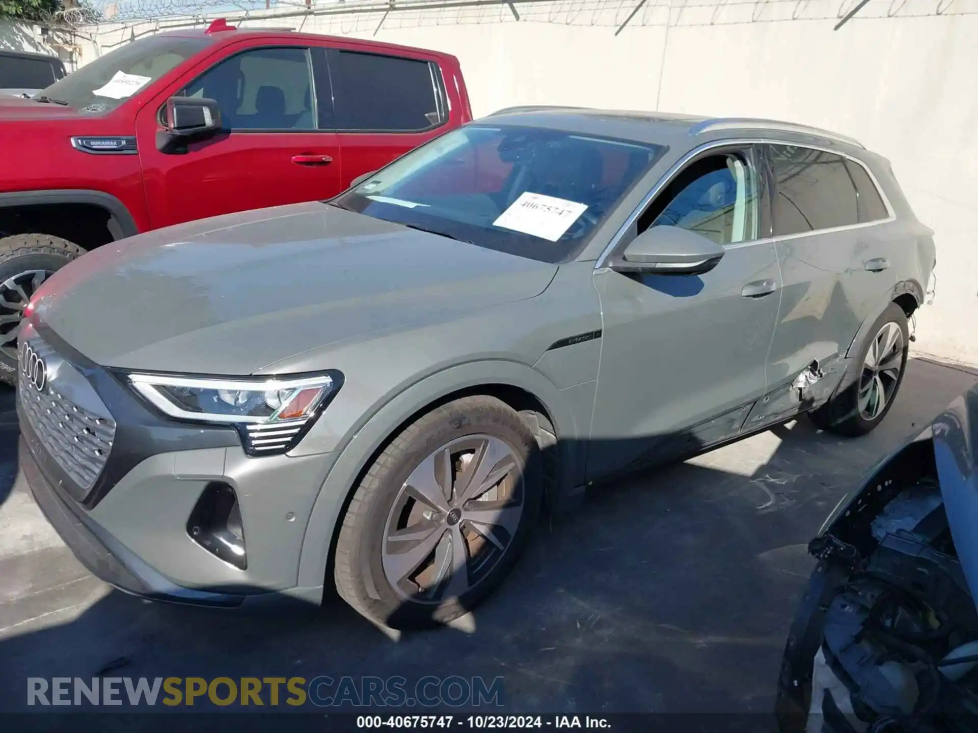 2 Photograph of a damaged car WA15AAGE9RB042785 AUDI Q8 E-TRON 2024