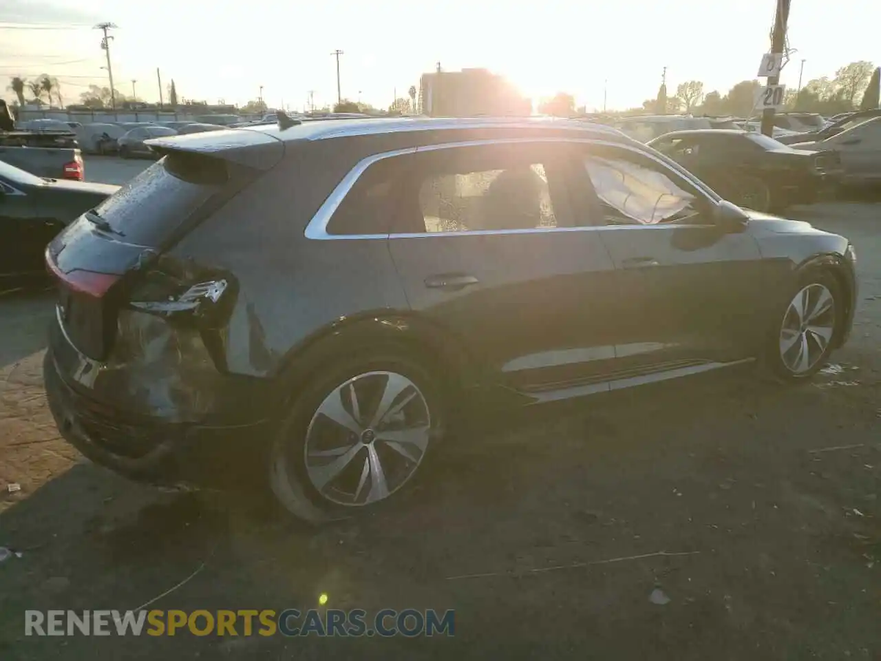3 Photograph of a damaged car WA15AAGE9RB043046 AUDI Q8 E-TRON 2024