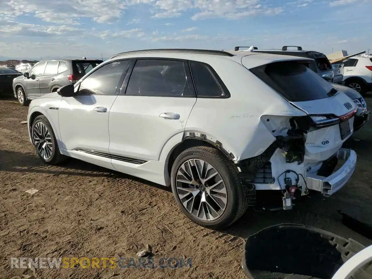 2 Photograph of a damaged car WA15AAGEXRB042875 AUDI Q8 E-TRON 2024