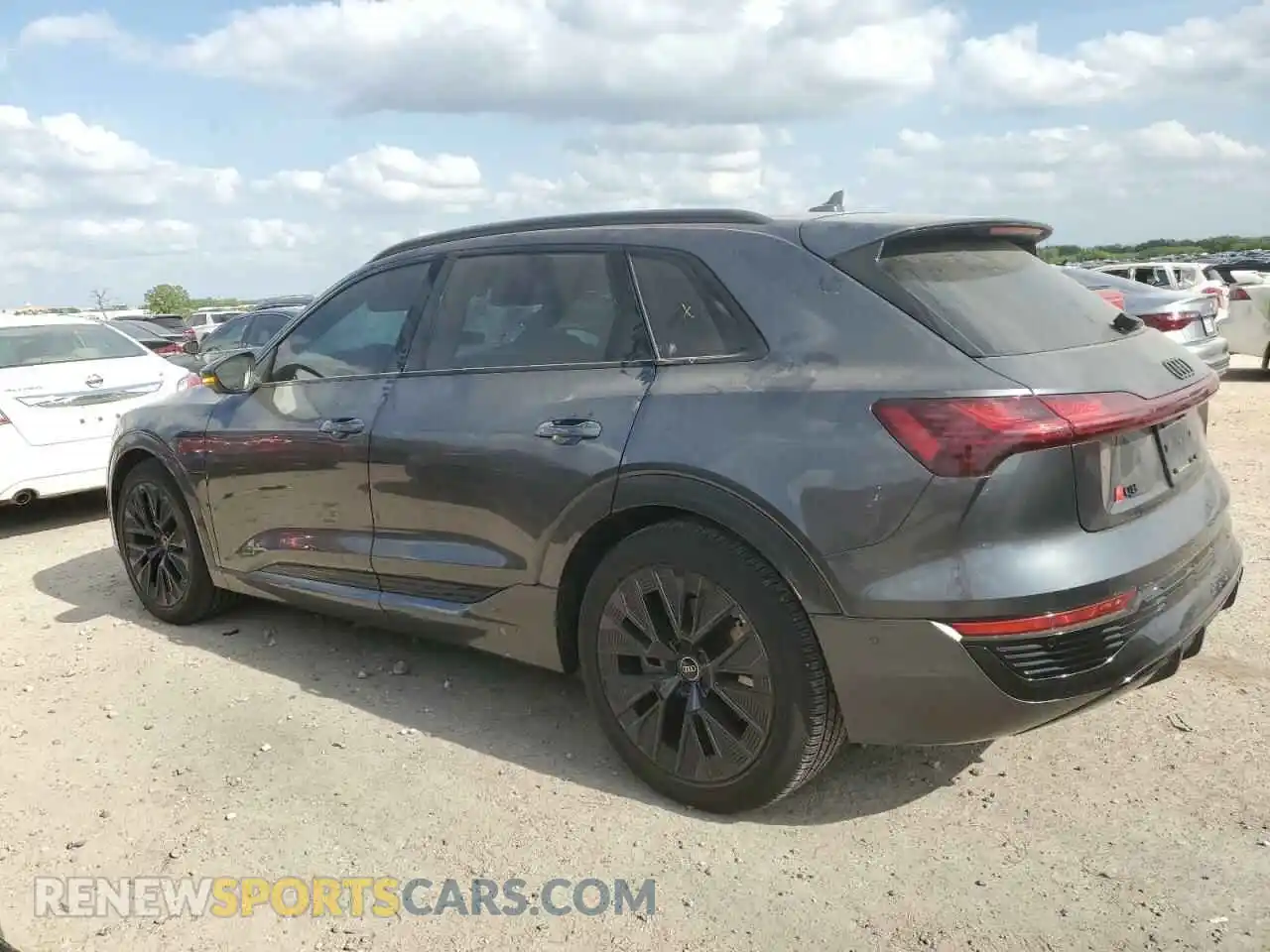 2 Photograph of a damaged car WA16AAGE2RB023404 AUDI Q8 E-TRON 2024