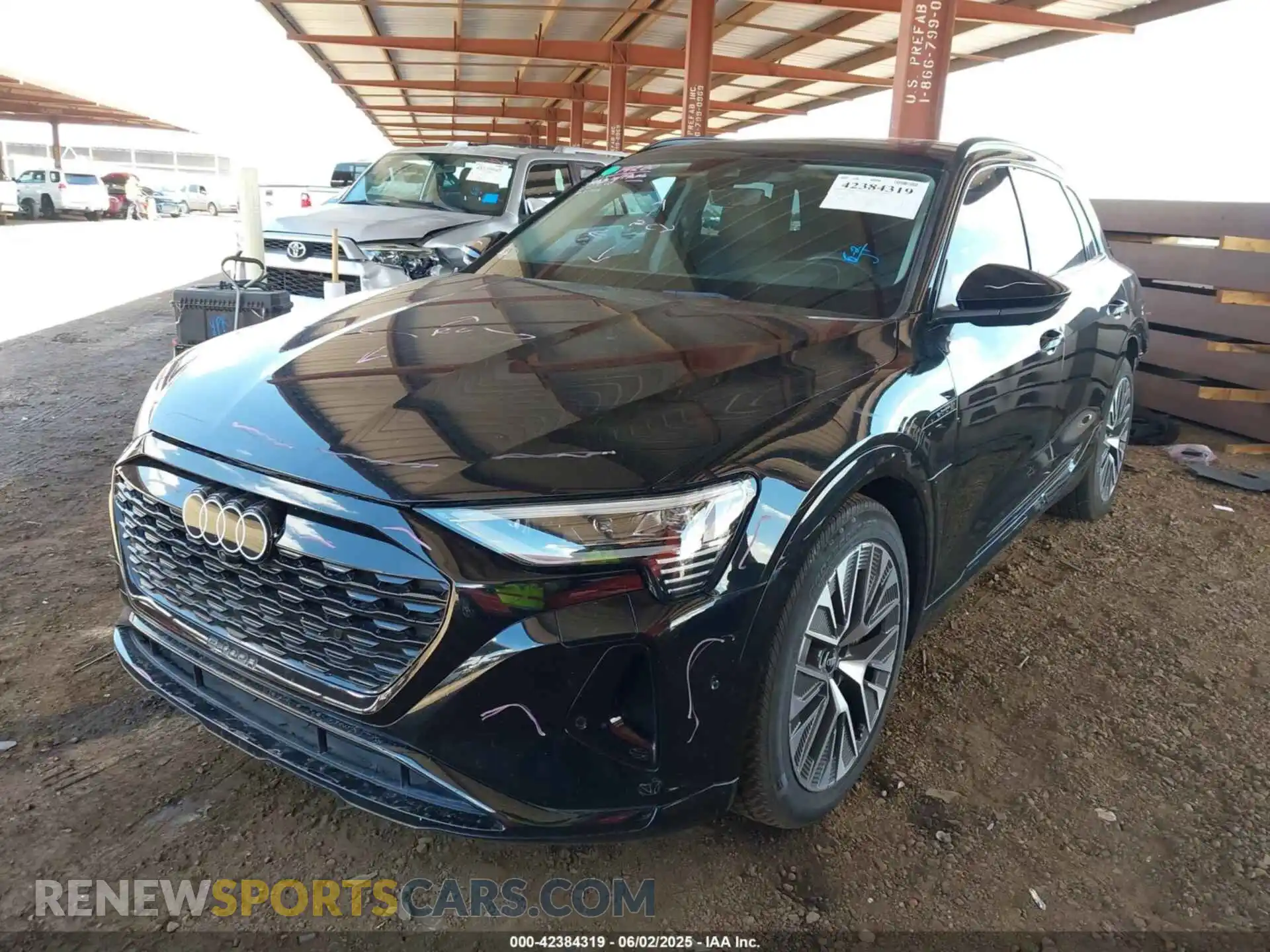 2 Photograph of a damaged car WA16ABGE3RB005015 AUDI Q8 E-TRON 2024