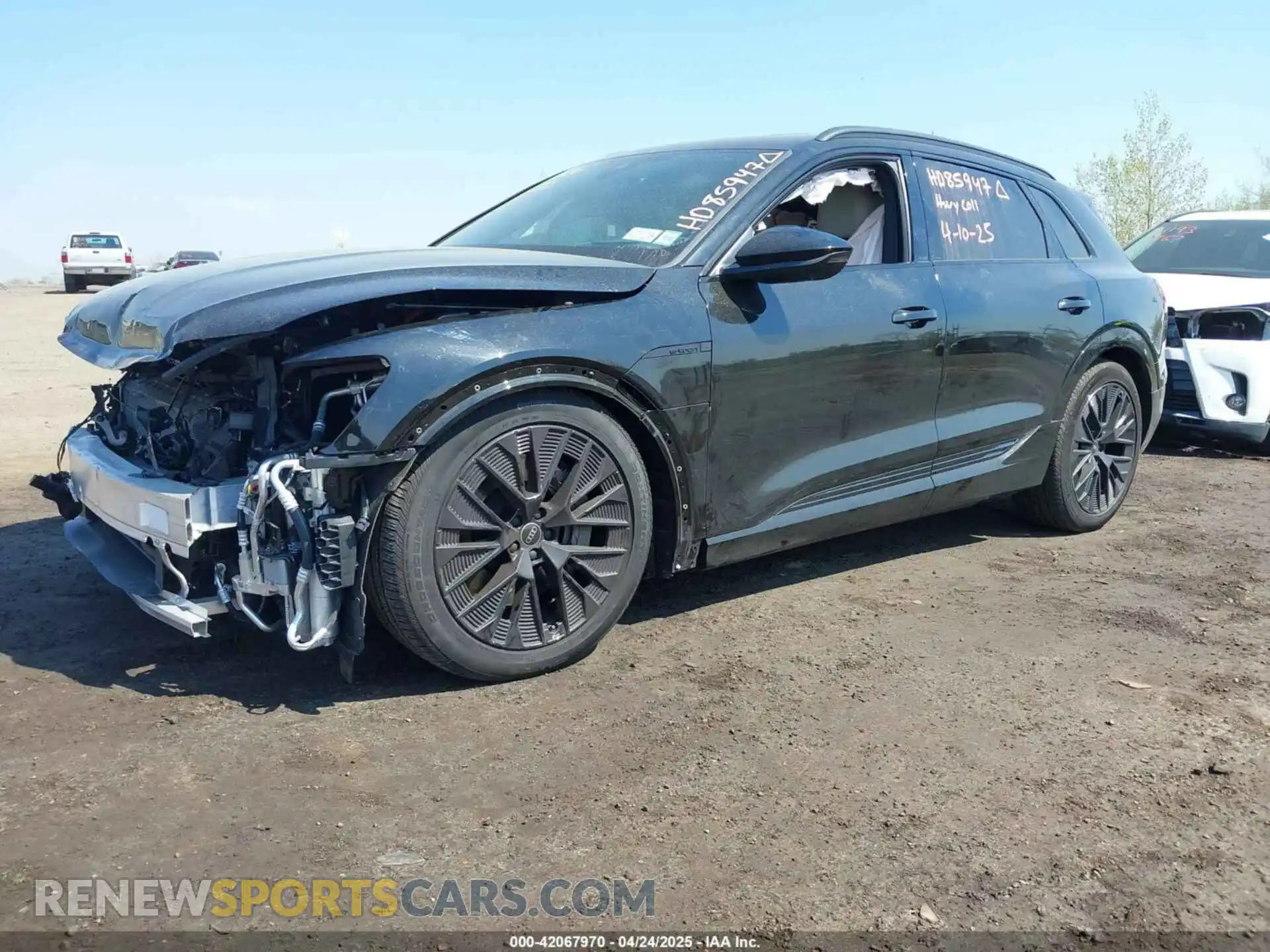2 Photograph of a damaged car WA16ABGE6RB005963 AUDI Q8 E-TRON 2024