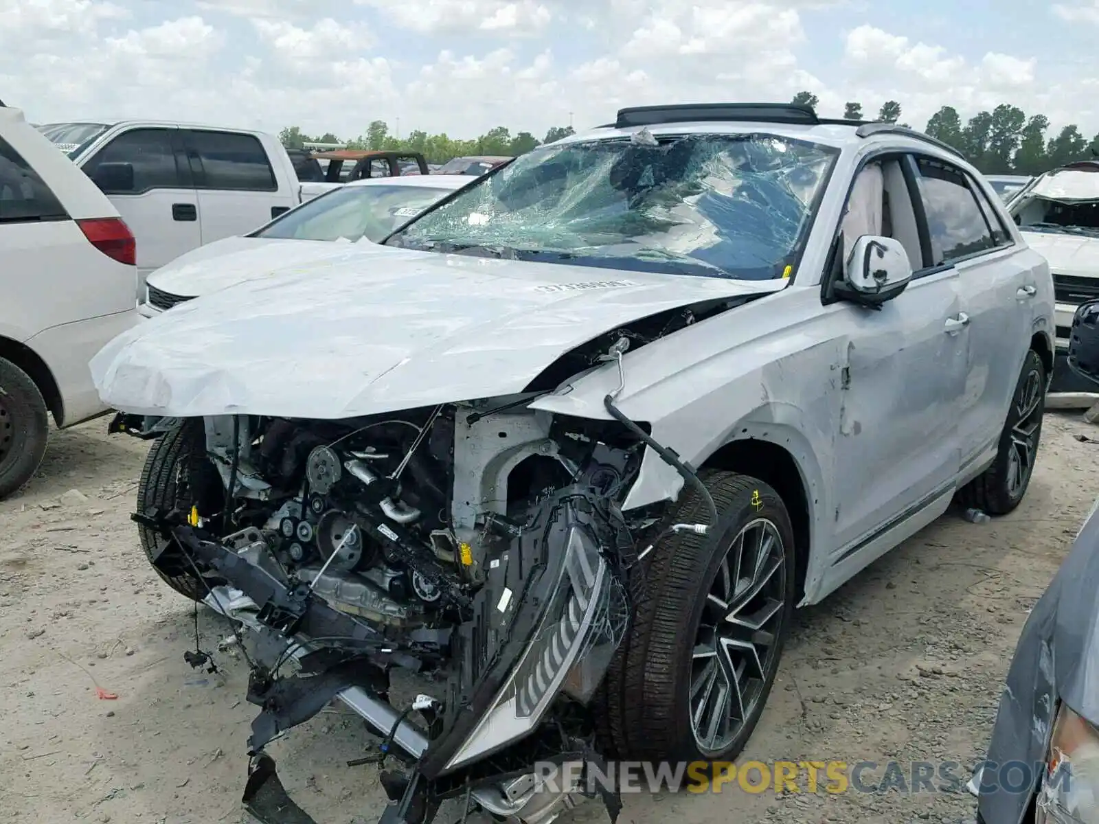 2 Photograph of a damaged car WA1FVAF19KD031870 AUDI Q8 PRESTIG 2019