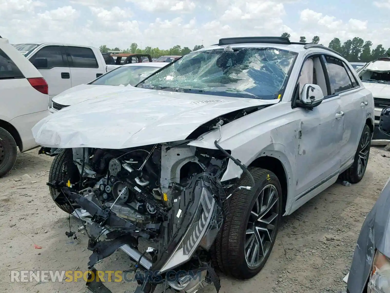 2 Photograph of a damaged car WA1FVAF19KD031870 AUDI Q8 PRESTIG 2019