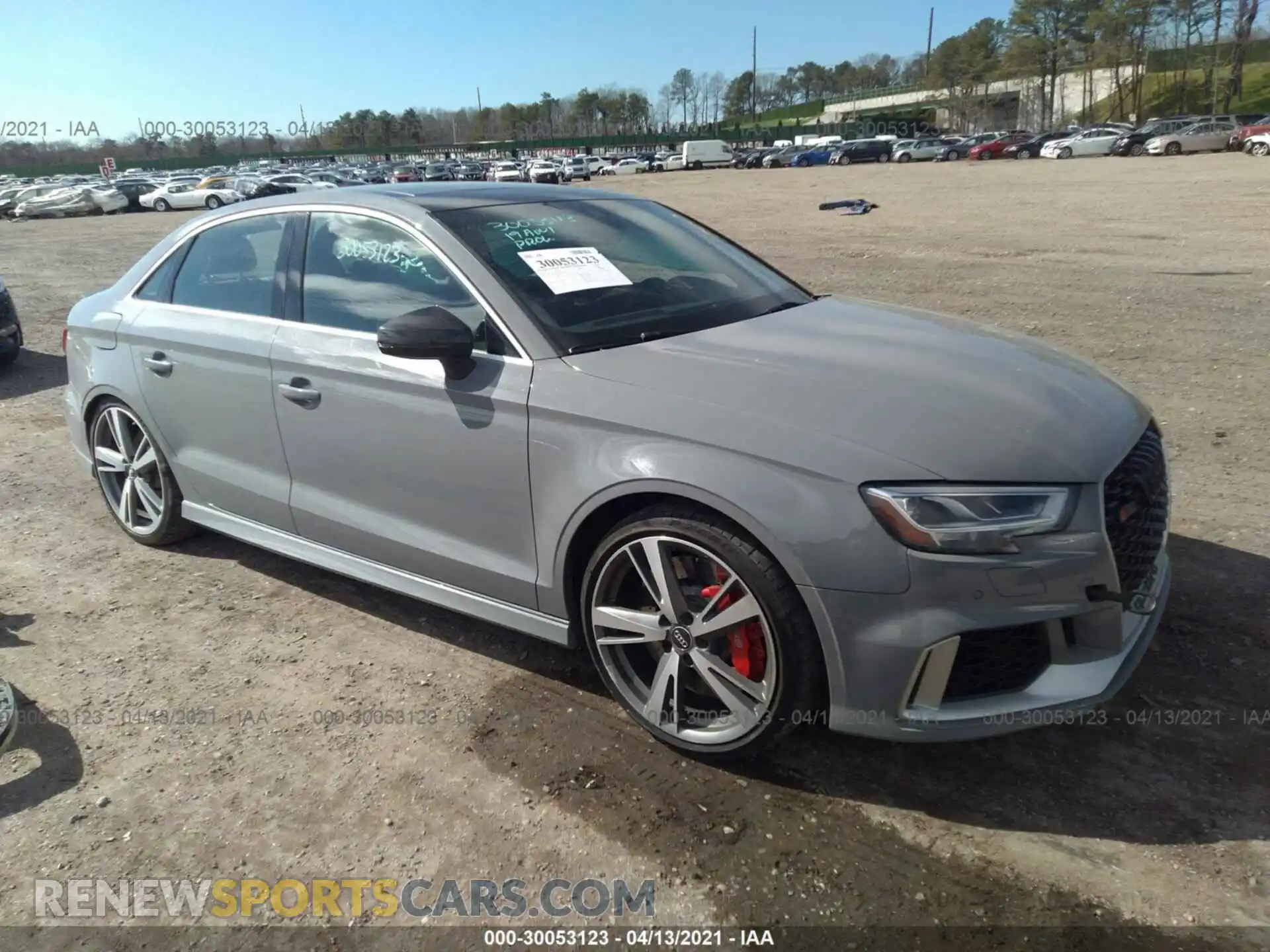 1 Photograph of a damaged car WUABWGFF2KA902242 AUDI RS 3 2019