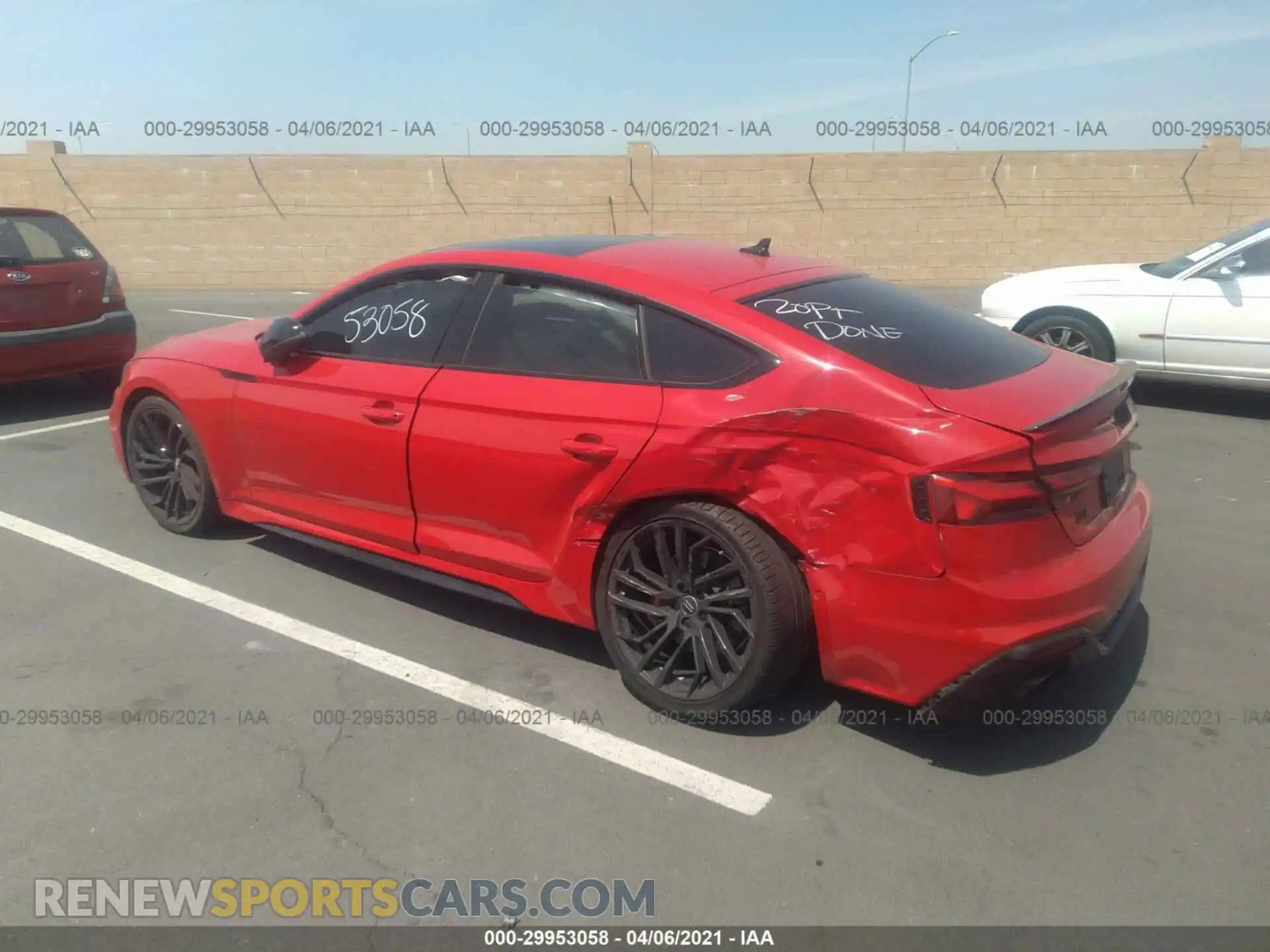 3 Фотография поврежденного автомобиля WUAAWCF55MA900712 AUDI RS 5 SPORTBACK 2021
