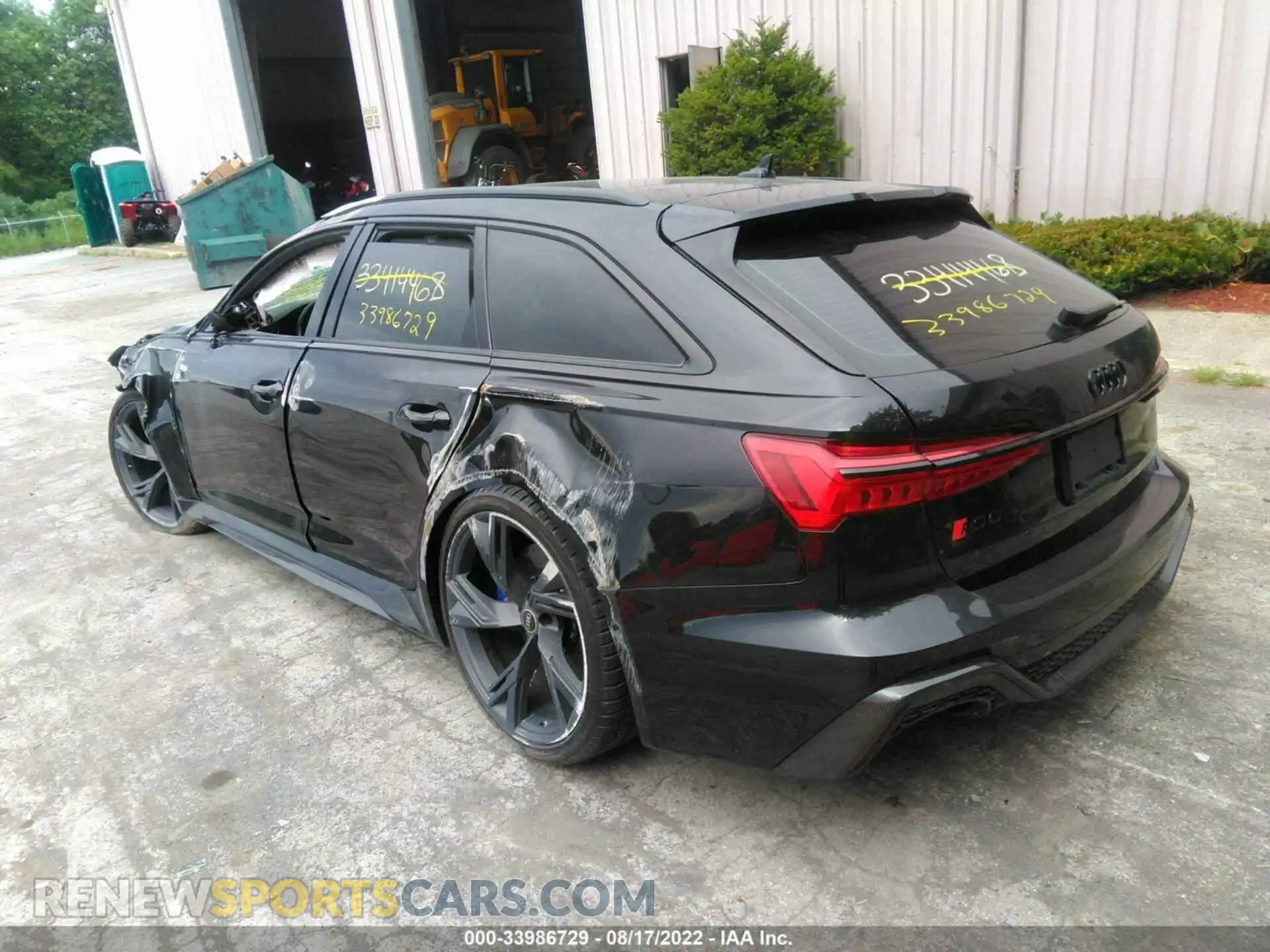 3 Photograph of a damaged car WUA1CBF23MN904291 AUDI RS 6 AVANT 2021