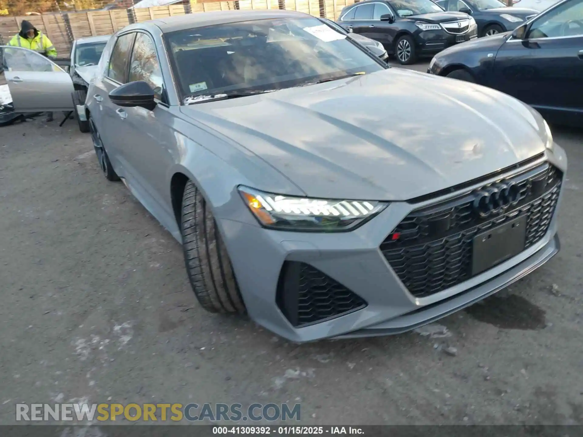 1 Photograph of a damaged car WUA1CBF24MN904123 AUDI RS 6 AVANT 2021