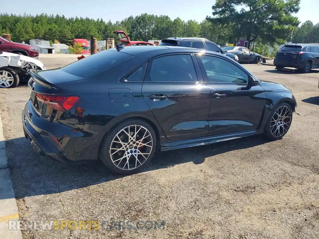 3 Photograph of a damaged car WUAGWDGY6SA909635 AUDI RS3 2025