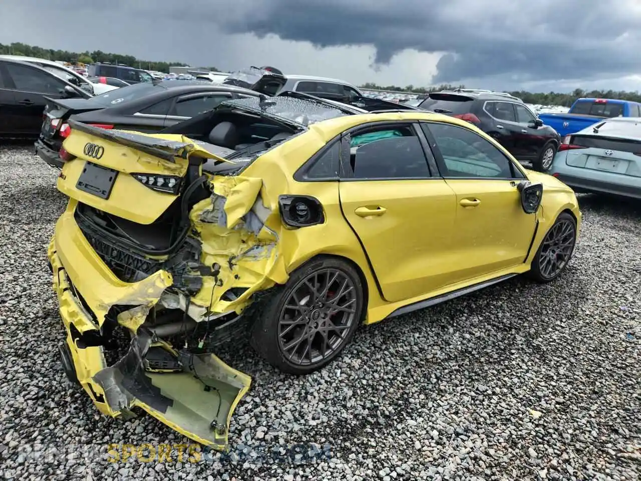 3 fotografías del automóvil dañado WUAGWDGY5TA904914 AUDI RS3 2026