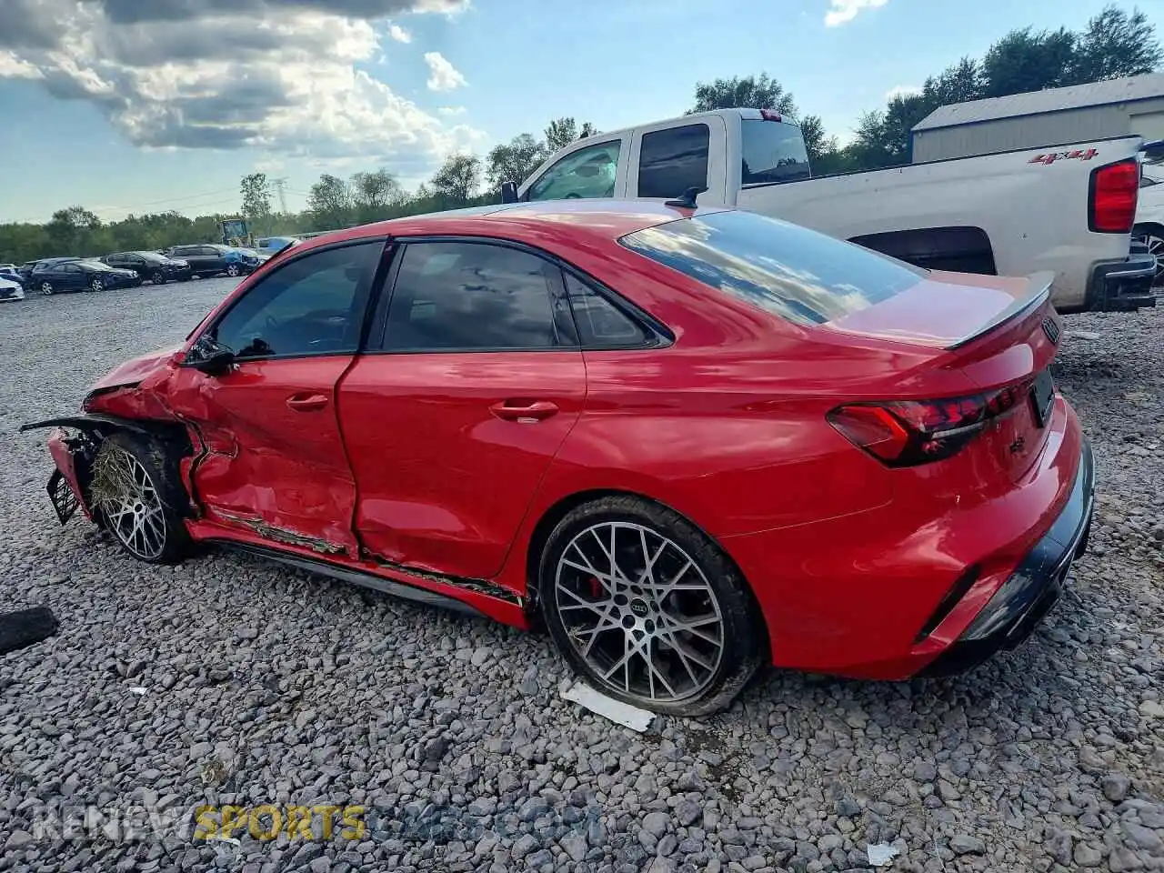 2 Photograph of a damaged car WUAGWDGYXTA906156 AUDI RS3 2026