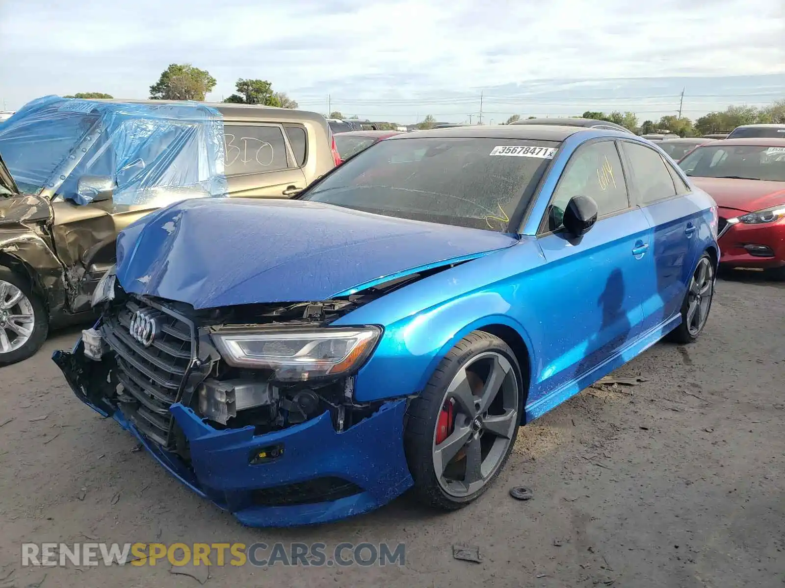2 Photograph of a damaged car WAUE1GFF6LA050422 AUDI S3 2020