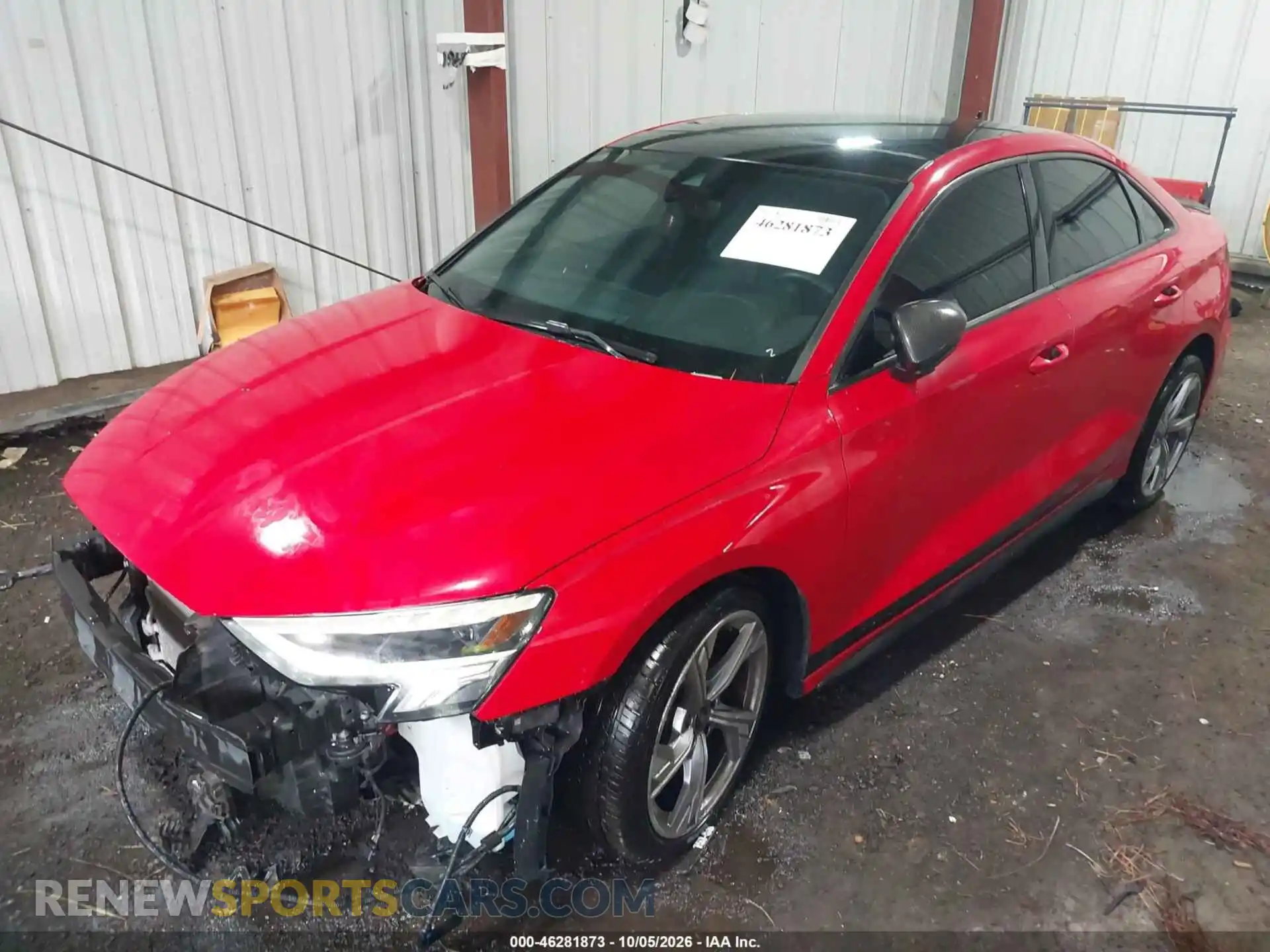 2 Photograph of a damaged car WAUG3DGY9PA054181 AUDI S3 2023