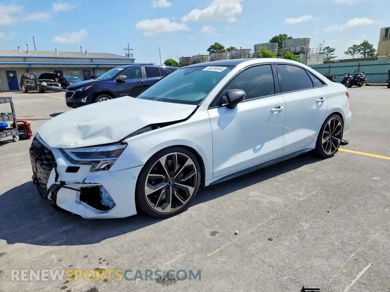1 fotografías del automóvil dañado WAUG3DGY9PA148917 AUDI S3 2023