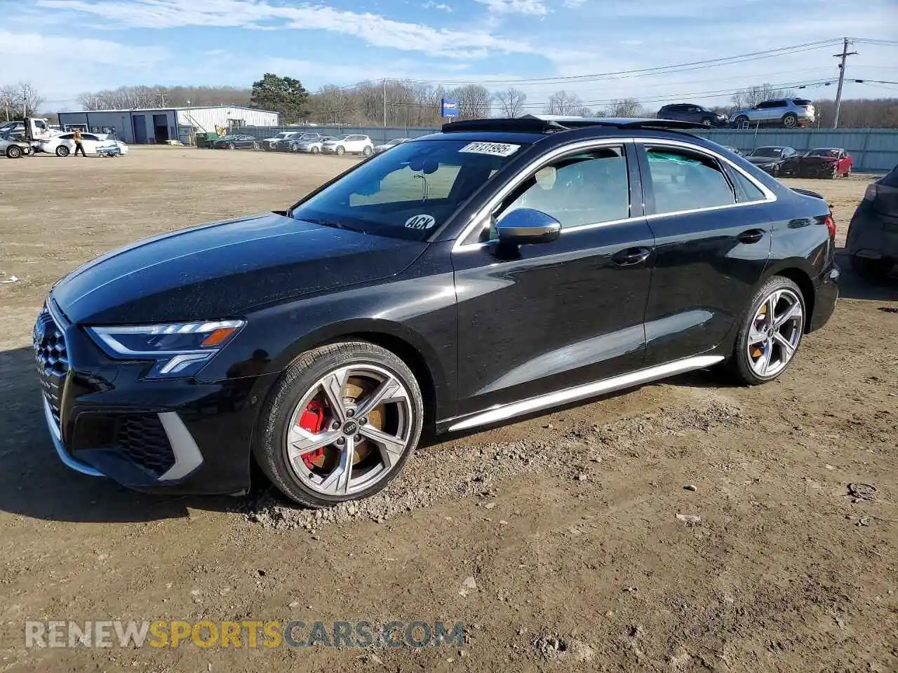 1 Фотография поврежденного автомобиля WAUH3DGY8PA033701 AUDI S3 2023