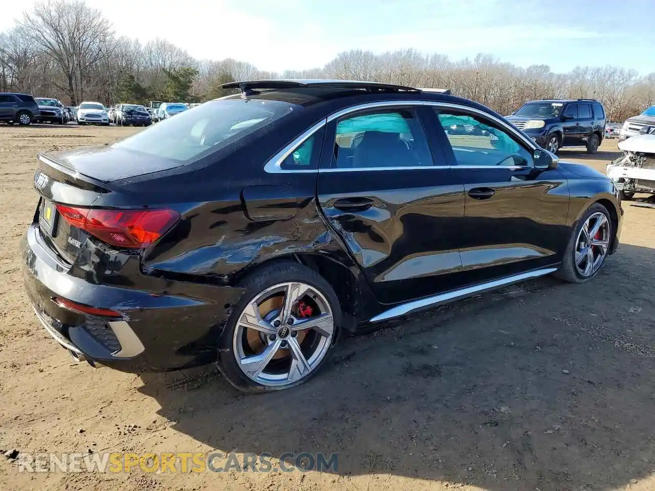 3 Фотография поврежденного автомобиля WAUH3DGY8PA033701 AUDI S3 2023