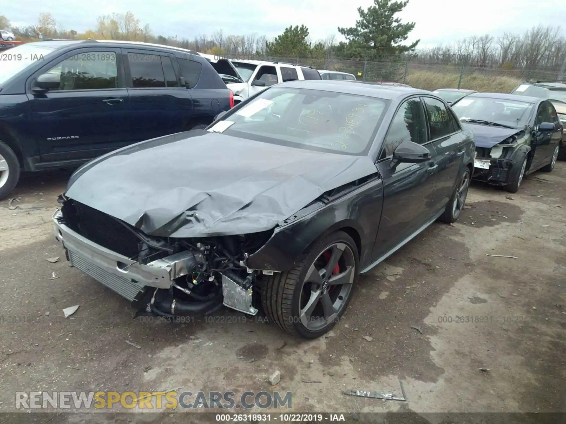 2 Photograph of a damaged car WAUC4AF44KA006220 AUDI S4 2019