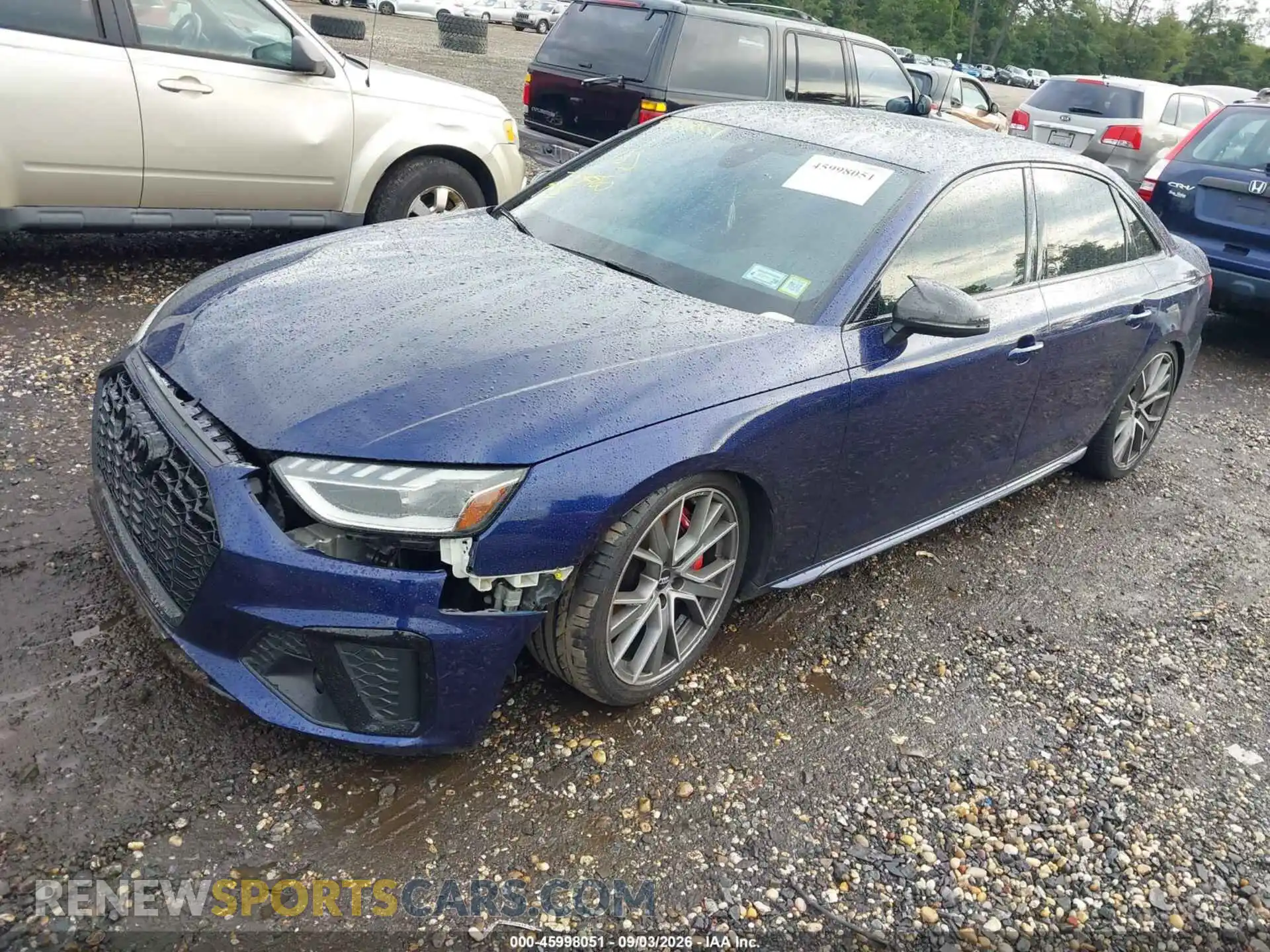 2 Photograph of a damaged car WAUB4AF48MA015551 AUDI S4 2021