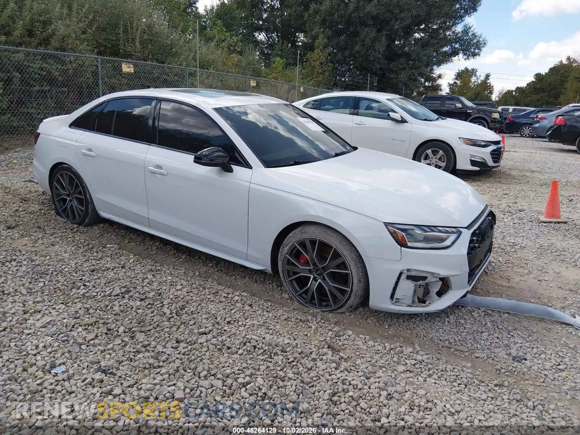 1 Photograph of a damaged car WAUB4AF44NA030081 AUDI S4 2022