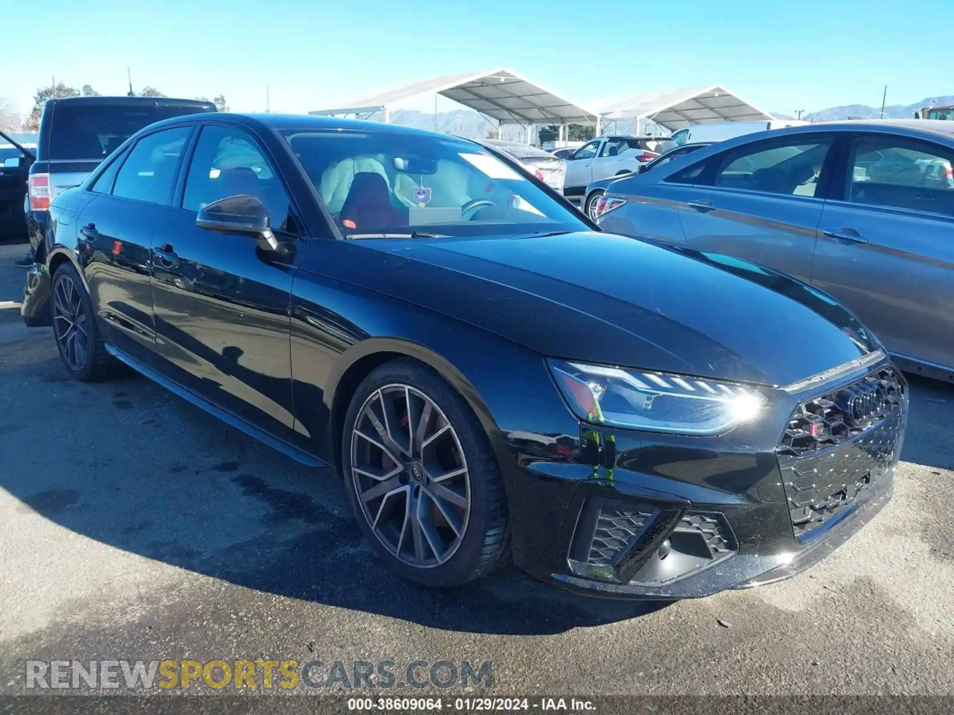 1 Photograph of a damaged car WAUB4AF40PA045194 AUDI S4 2023