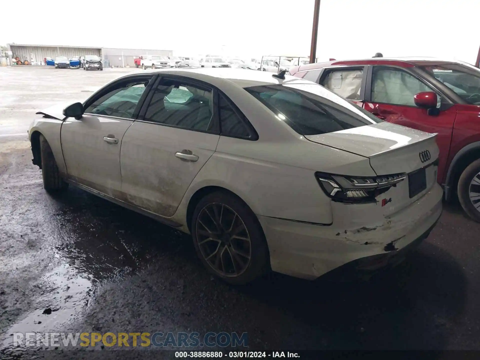 3 Photograph of a damaged car WAUB4AF45PA061293 AUDI S4 2023