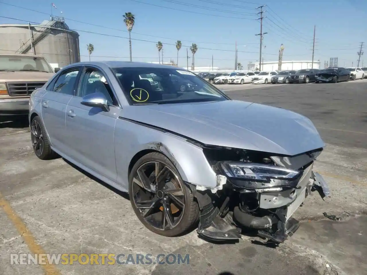 1 Photograph of a damaged car WAUA4AF40KA006044 AUDI S4/RS4 2019