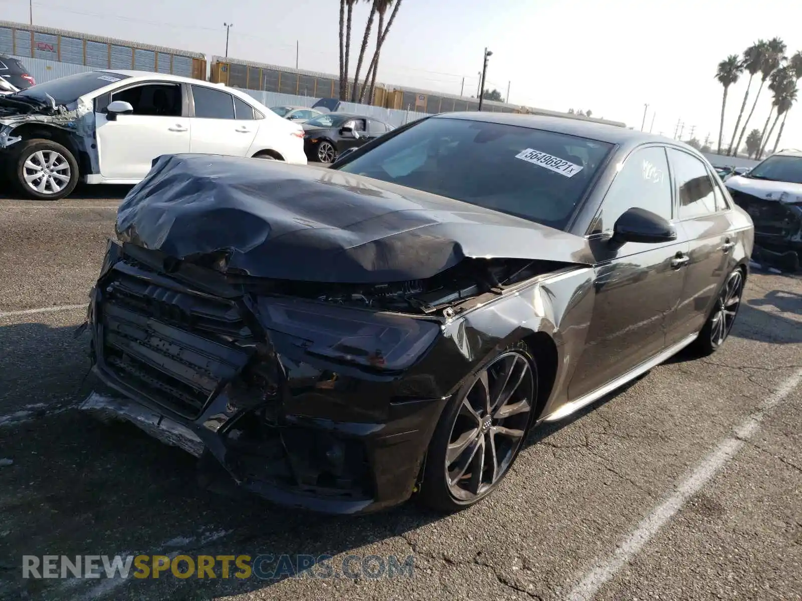 2 Photograph of a damaged car WAUA4AF40KA109397 AUDI S4/RS4 2019