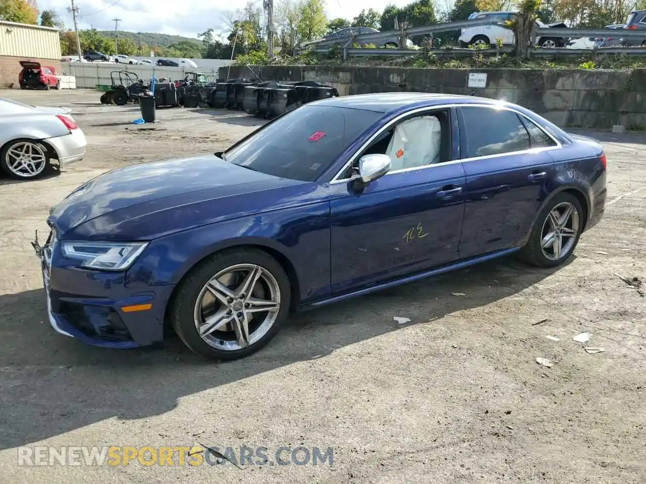 1 Photograph of a damaged car WAUA4AF46KA097997 AUDI S4/RS4 2019