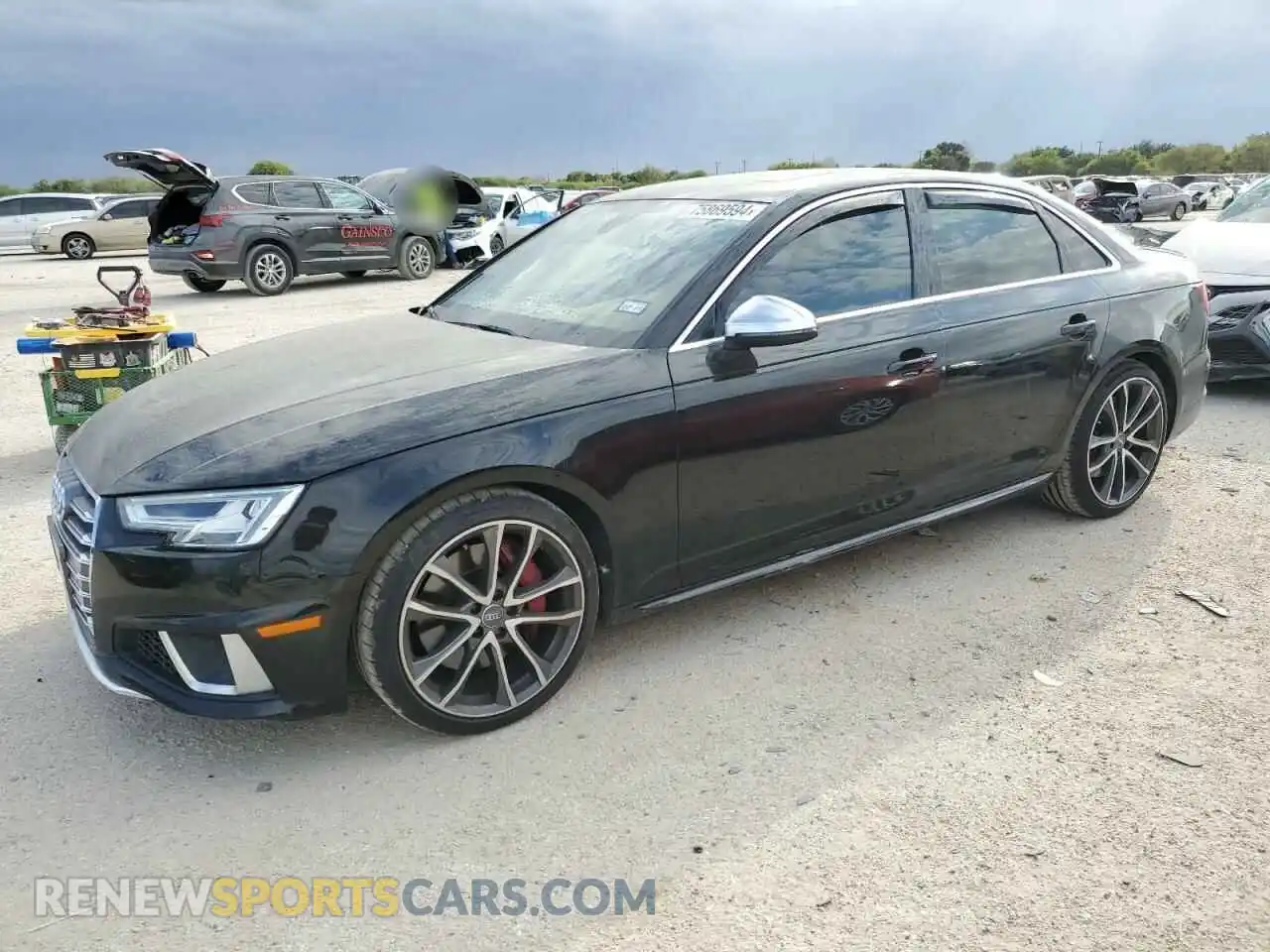1 Photograph of a damaged car WAUB4AF40KA034611 AUDI S4/RS4 2019