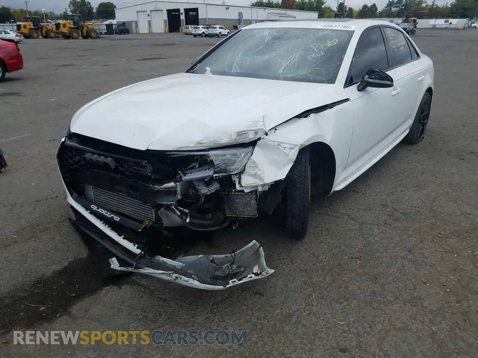 2 Photograph of a damaged car WAUB4AF41KA005294 AUDI S4/RS4 2019