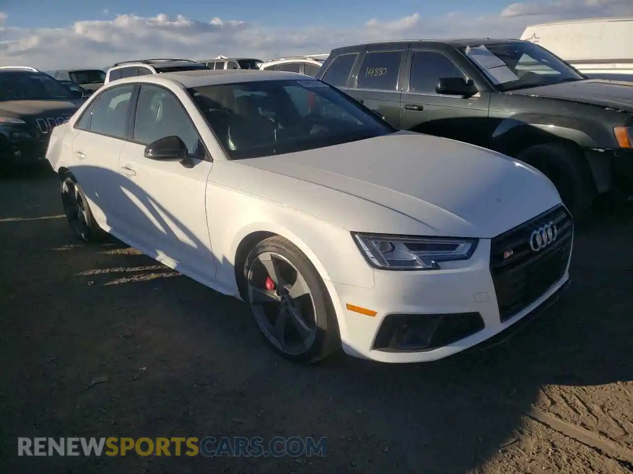 1 Photograph of a damaged car WAUB4AF42KA113407 AUDI S4/RS4 2019