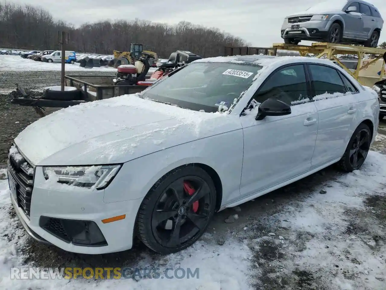 1 Photograph of a damaged car WAUB4AF43KA119779 AUDI S4/RS4 2019