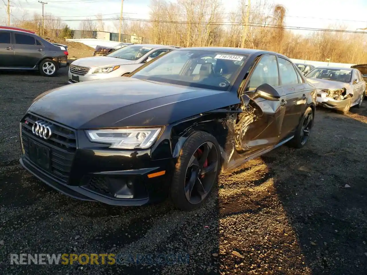 1 fotografías del automóvil dañado WAUB4AF44KA012997 AUDI S4/RS4 2019