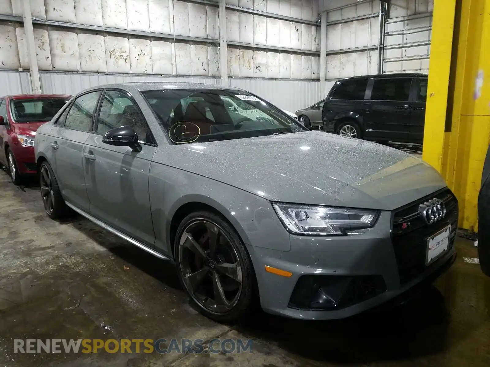 1 Photograph of a damaged car WAUB4AF47KA112284 AUDI S4/RS4 2019