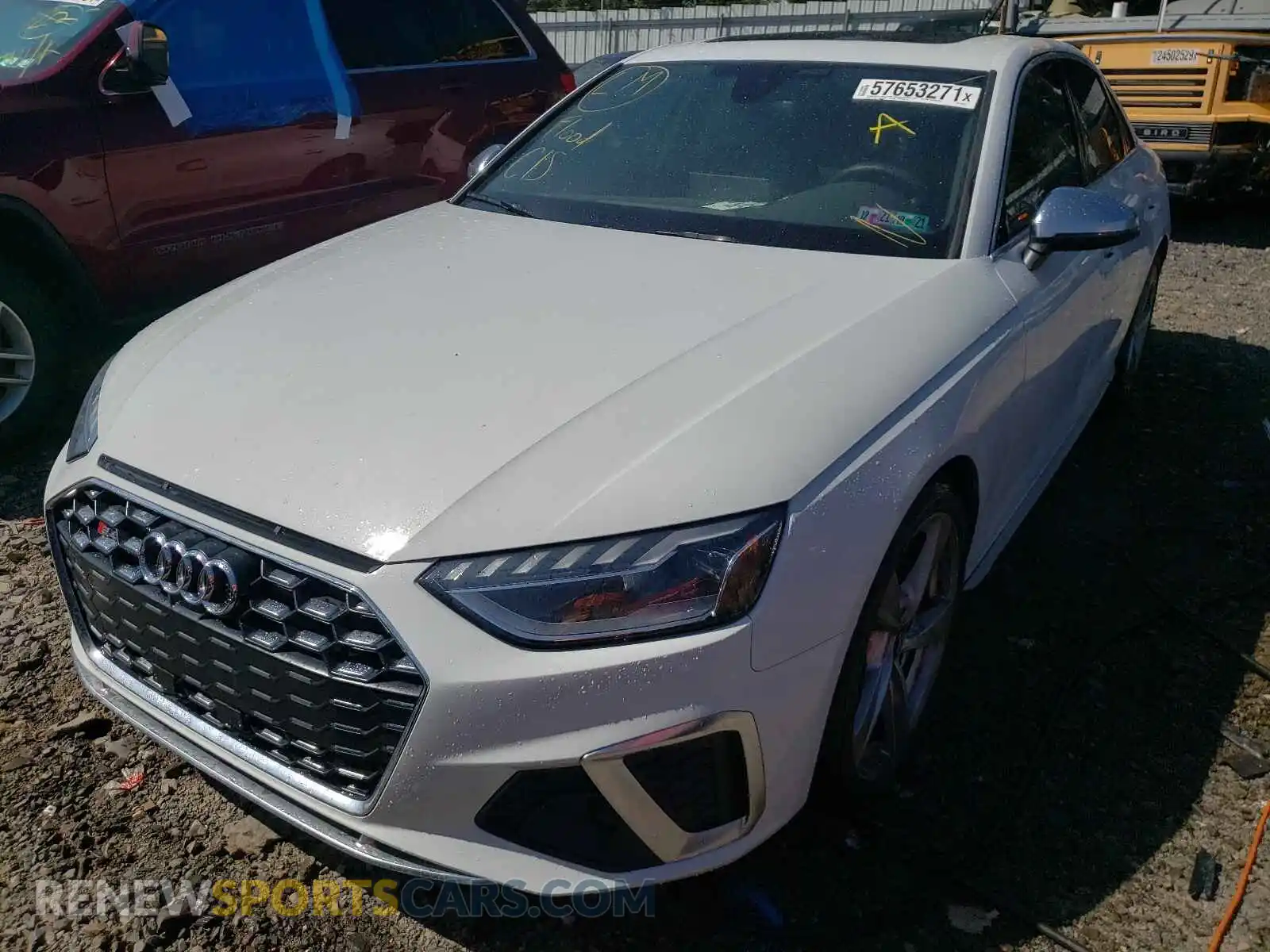 2 Photograph of a damaged car WAUB4AF45LA028062 AUDI S4/RS4 2020
