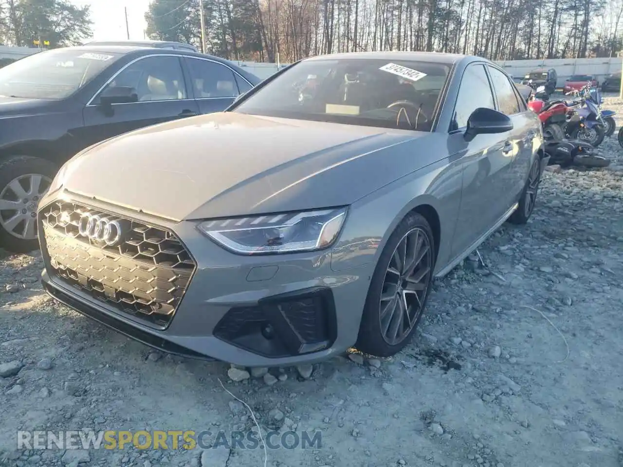 2 fotografías del automóvil dañado WAUC4AF43LA063056 AUDI S4/RS4 2020