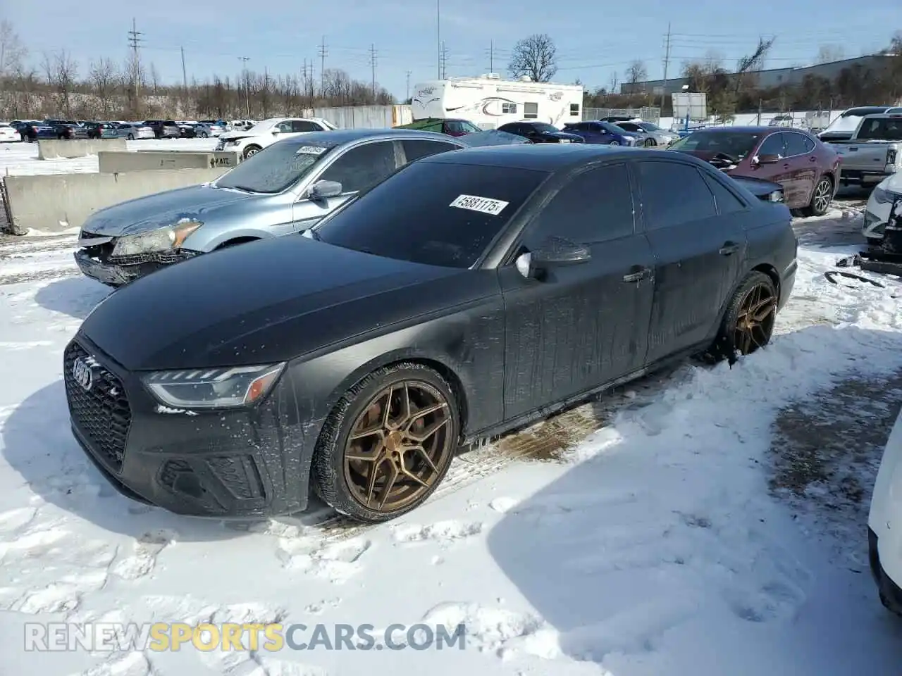 1 Photograph of a damaged car WAUA4AF46MA054201 AUDI S4/RS4 2021