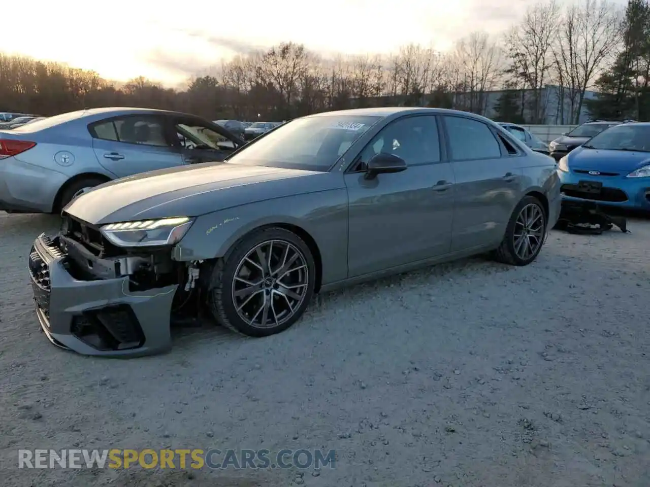 1 Photograph of a damaged car WAUB4AF45MA063573 AUDI S4/RS4 2021