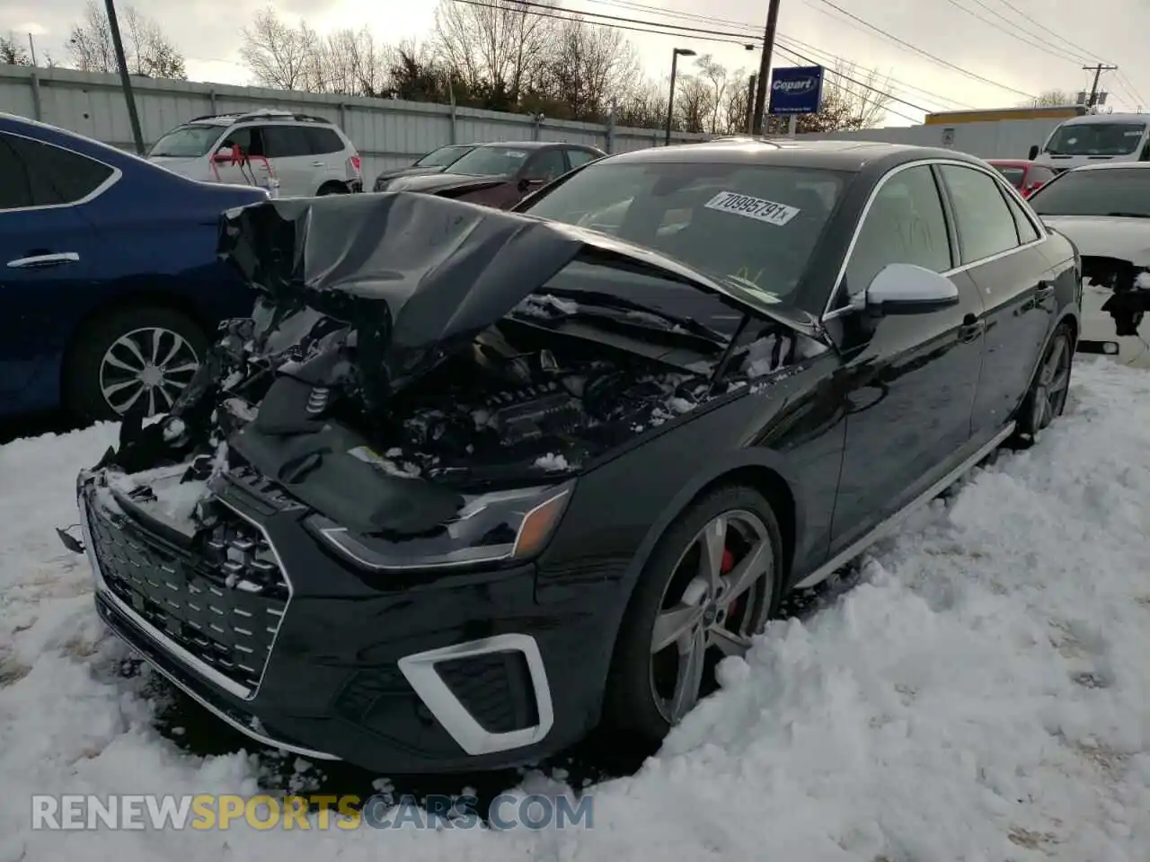 2 Photograph of a damaged car WAUB4AF45MA069325 AUDI S4/RS4 2021