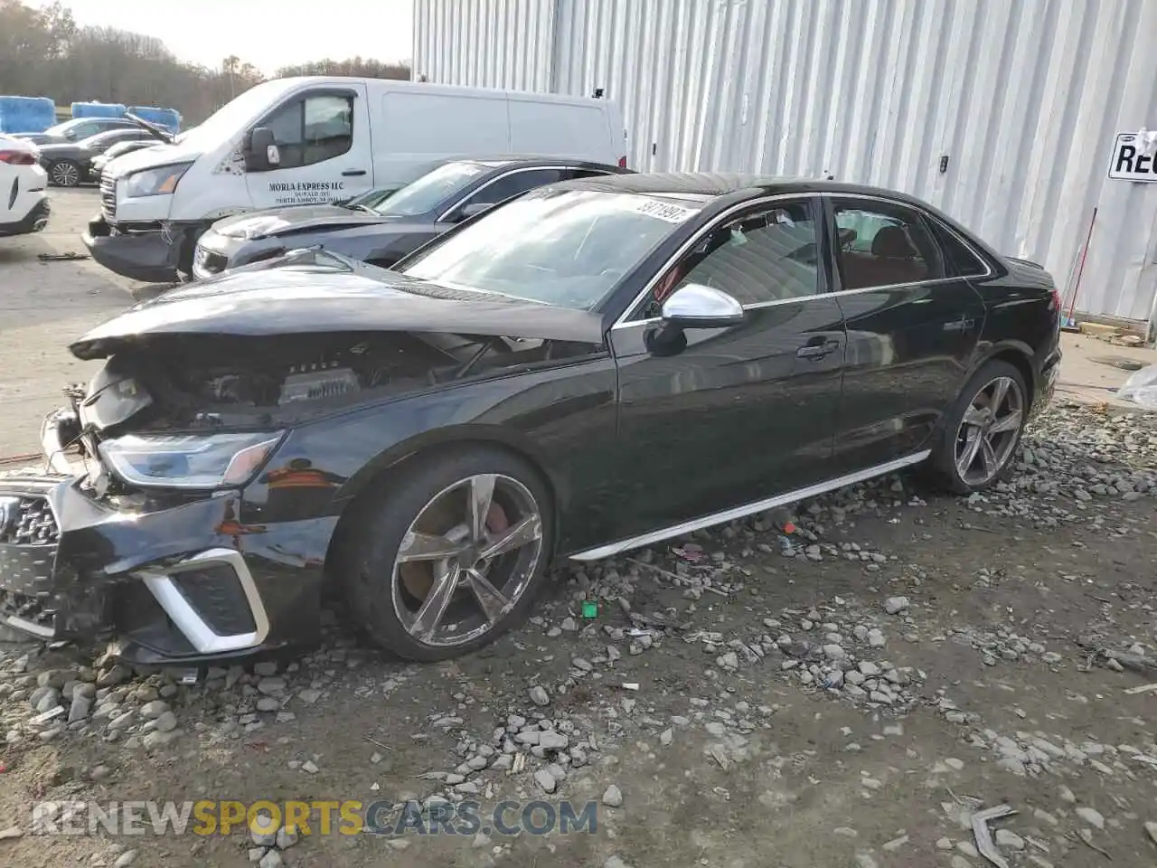 1 Photograph of a damaged car WAUB4AF45NA009501 AUDI S4/RS4 2022