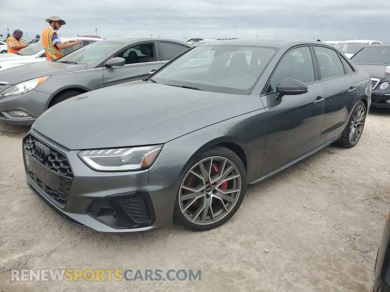 1 Photograph of a damaged car WAUB4AF40PA015189 AUDI S4/RS4 2023