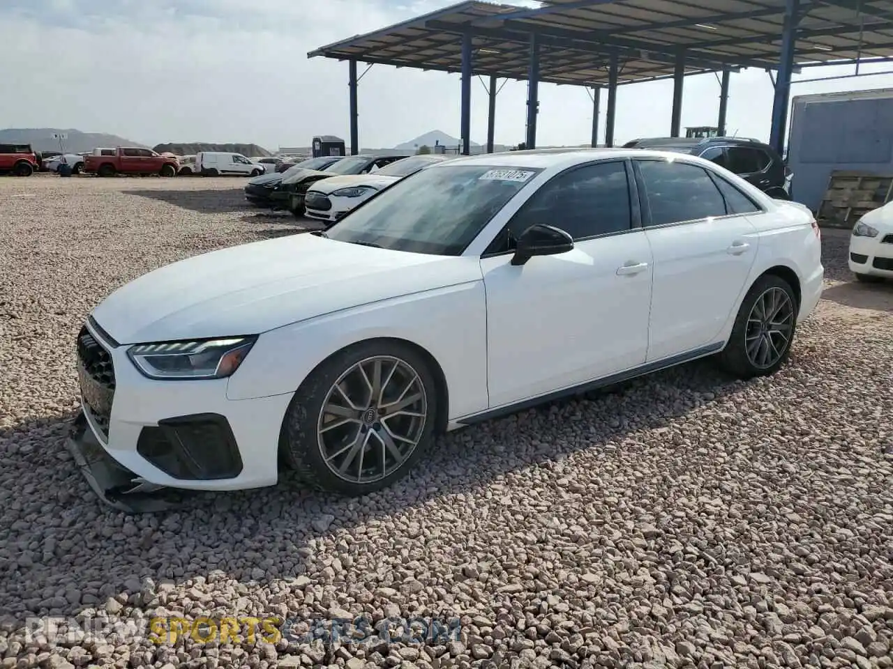 1 Photograph of a damaged car WAUB4AF44PA006446 AUDI S4/RS4 2023