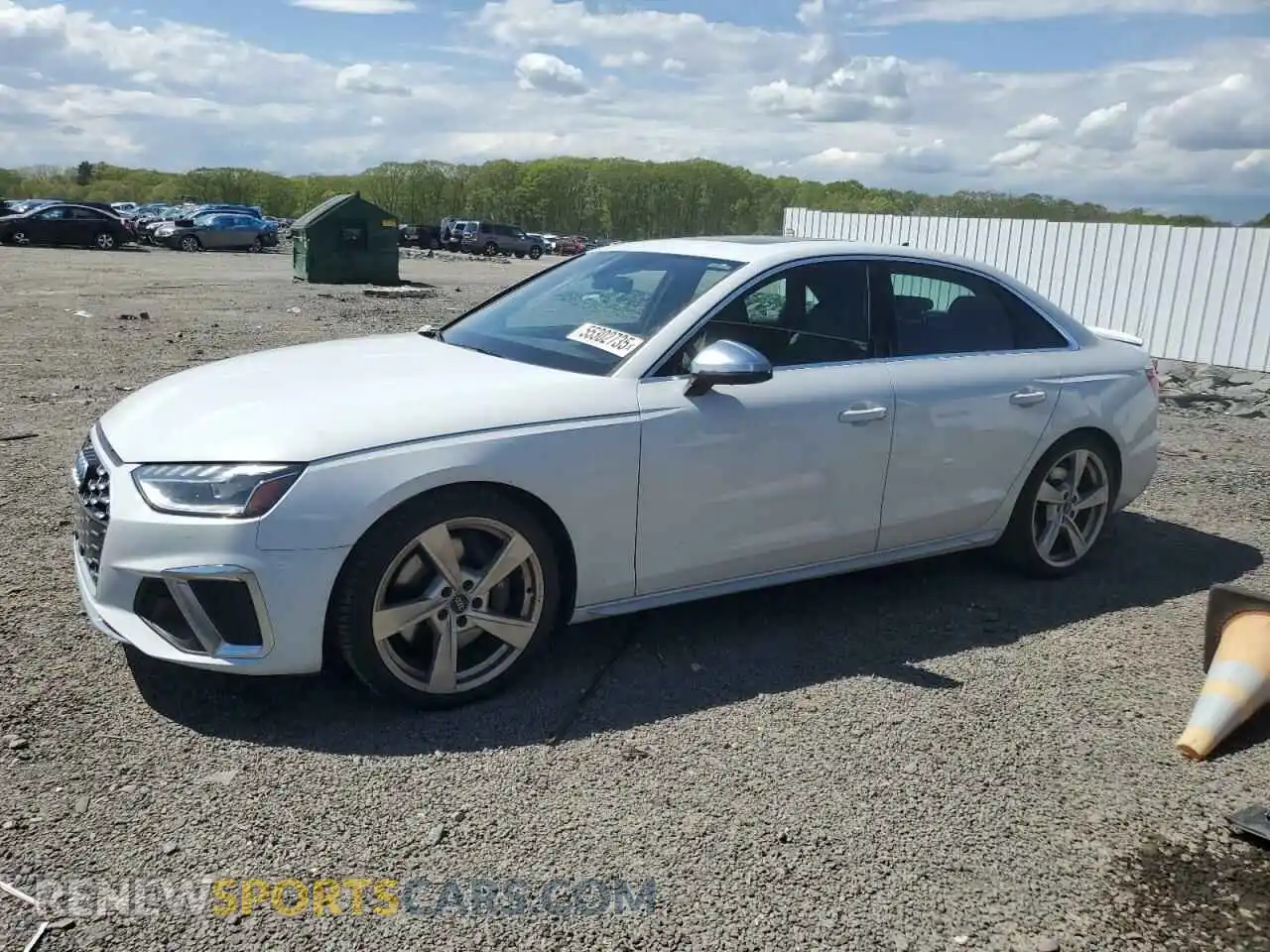 1 Photograph of a damaged car WAUB4AF46PA062131 AUDI S4/RS4 2023