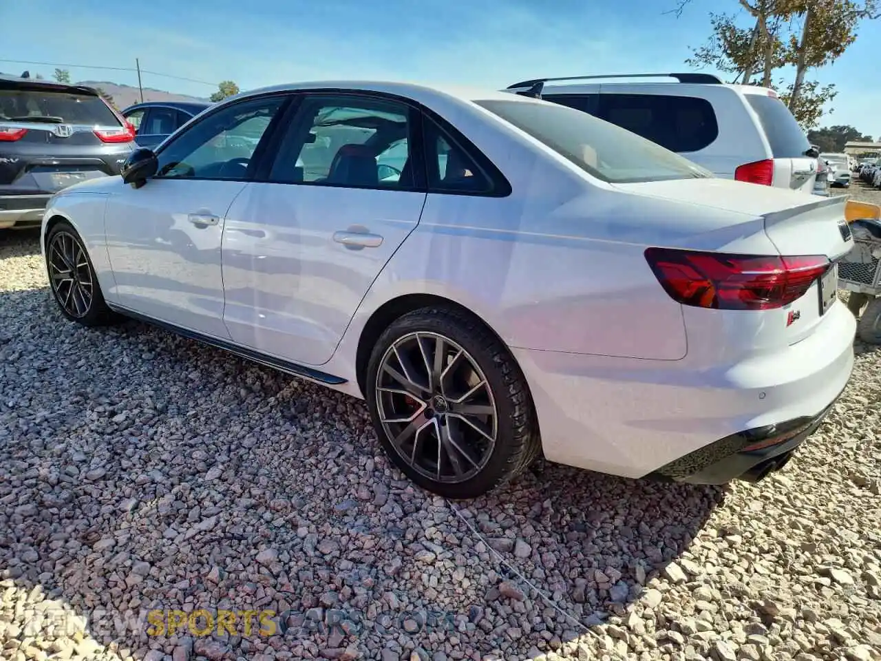 2 Photograph of a damaged car WAUB4AF47PA085093 AUDI S4/RS4 2023