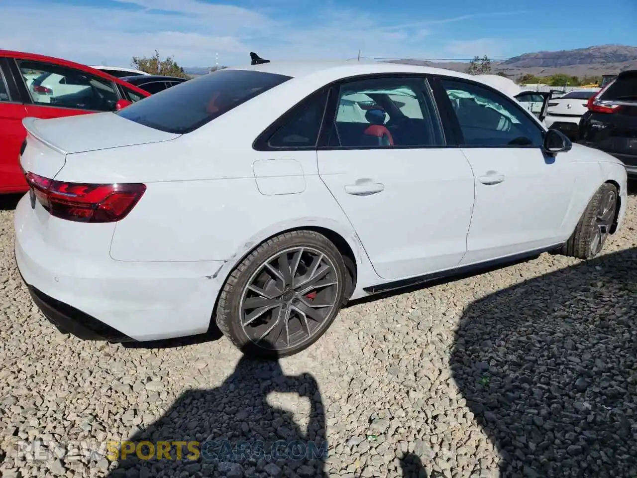 3 Photograph of a damaged car WAUB4AF47PA085093 AUDI S4/RS4 2023