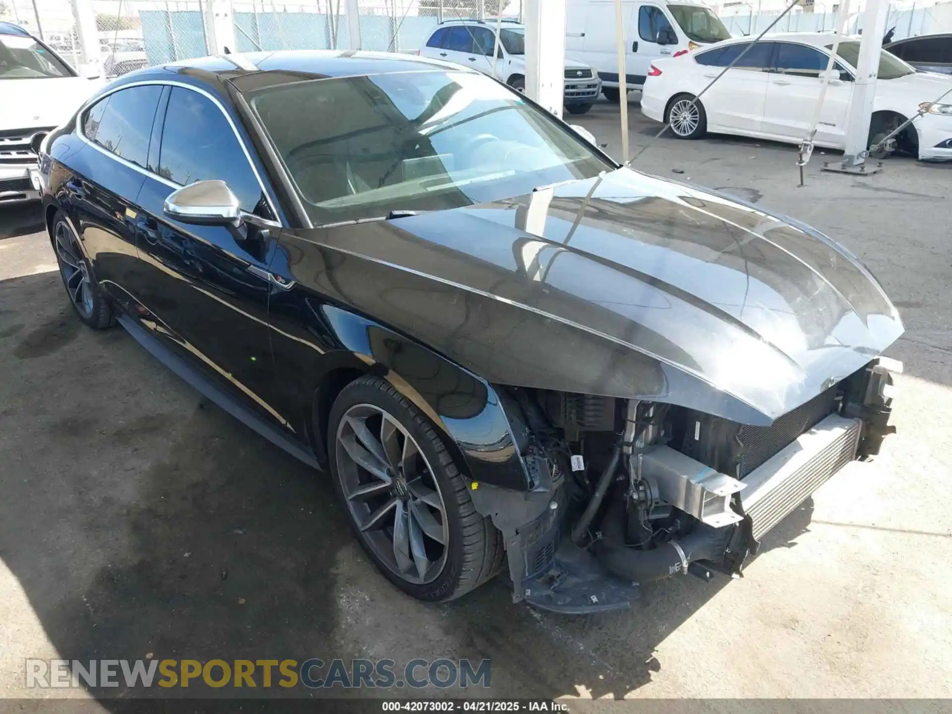 1 Photograph of a damaged car WAUB4CF50KA090648 AUDI S5 2019