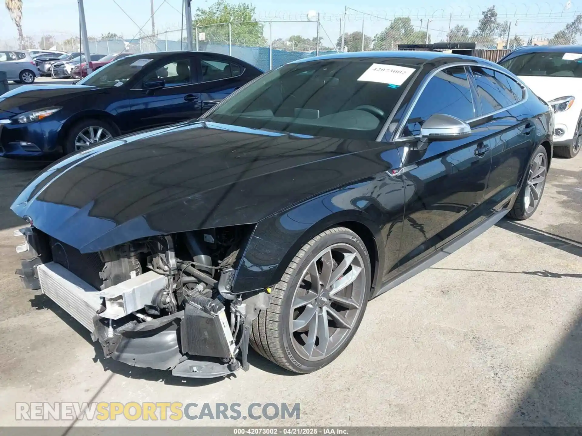 2 Photograph of a damaged car WAUB4CF50KA090648 AUDI S5 2019