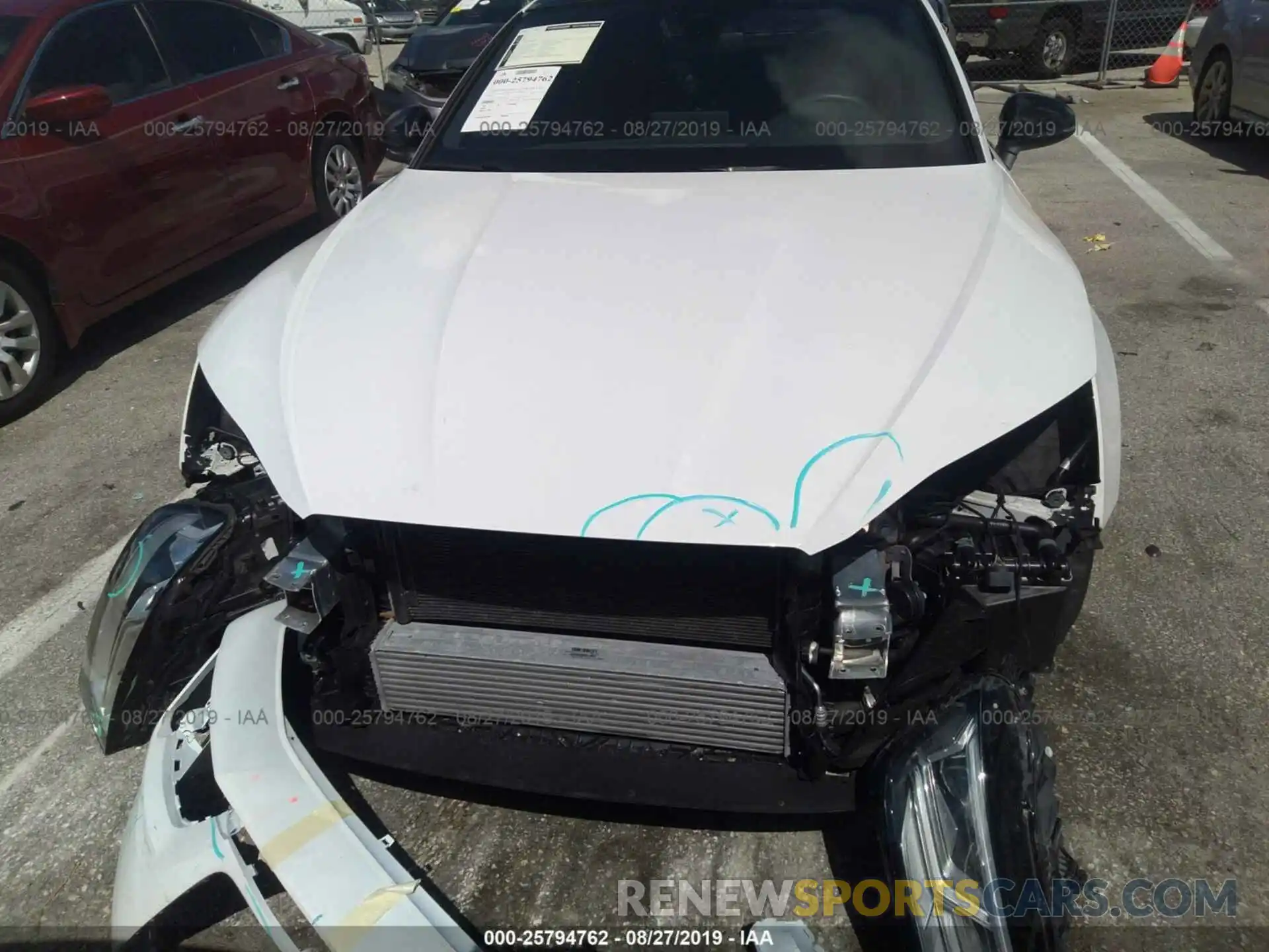 6 Photograph of a damaged car WAUB4CF58KA019925 AUDI S5 2019