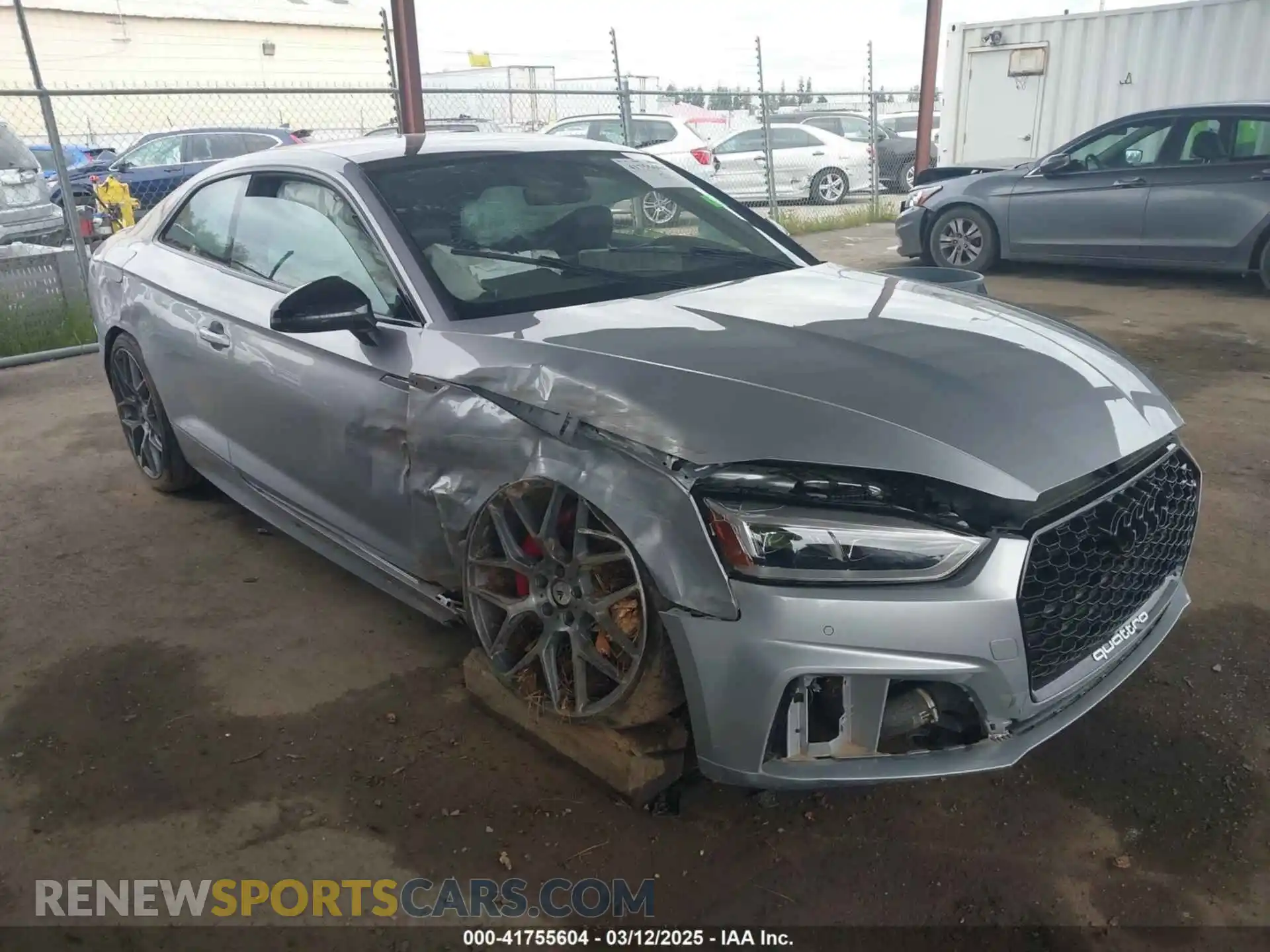 1 Photograph of a damaged car WAUP4AF50KA016933 AUDI S5 2019